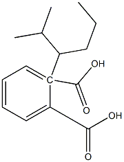 (-)-Phthalic acid hydrogen 1-[(S)-1-isopropylbutyl] ester Struktur