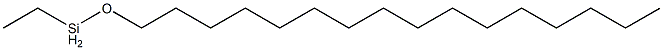 Ethyl(hexadecyloxy)silane Structure