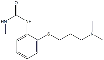  1-[2-[[3-(Dimethylamino)propyl]thio]phenyl]-3-methylurea