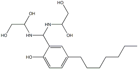 2-[Bis[(1,2-dihydroxyethyl)amino]methyl]-4-heptylphenol