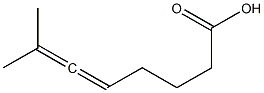 7-Methyl-5,6-octadienoic acid Structure