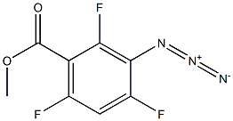3-Azido-2,4,6-trifluorobenzoic acid methyl ester Structure