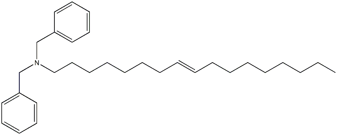 (8-Heptadecenyl)dibenzylamine,,结构式