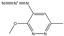 4-Azido-6-methyl-3-methoxypyridazine 结构式