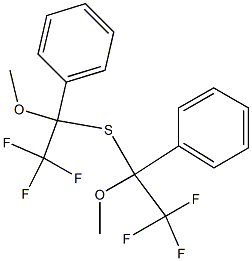 Phenyl(1-methoxy-2,2,2-trifluoroethyl) sulfide Struktur