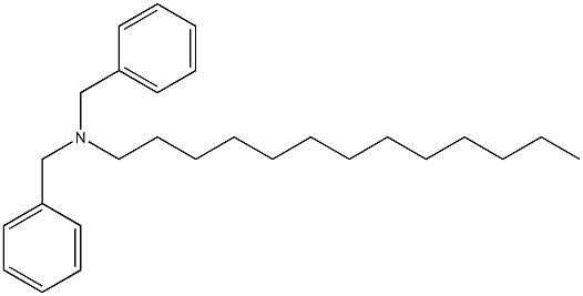 トリデシルジベンジルアミン 化学構造式