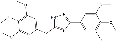 5-(3,4,5-Trimethoxybenzyl)-3-(3,4,5-trimethoxyphenyl)-1H-1,2,4-triazole