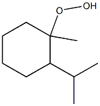 1-Methyl-2-isopropylcyclohexyl hydroperoxide 结构式