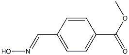 4-(Methoxycarbonyl)benzaldehydeoxime,,结构式