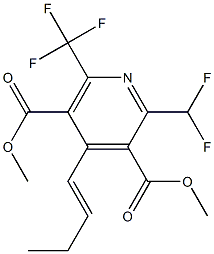 2-(Difluoromethyl)-6-(trifluoromethyl)-4-(2-ethylethenyl)pyridine-3,5-dicarboxylic acid dimethyl ester