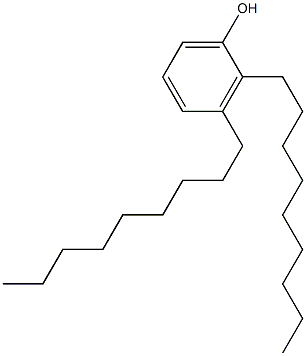 2,3-ジノニルフェノール 化学構造式