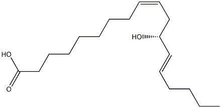  (9Z,12R,13E)-12-Hydroxy-9,13-octadecadienoic acid