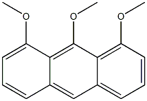 1,8,9-Trimethoxyanthracene Structure