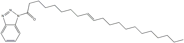 1-(1-Oxo-9-henicosenyl)-1H-benzotriazole Struktur
