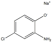 Sodium 2-amino-4-chlorophenolate Structure