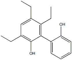 3,5,6-Triethyl-1,1'-biphenyl-2,2'-diol,,结构式