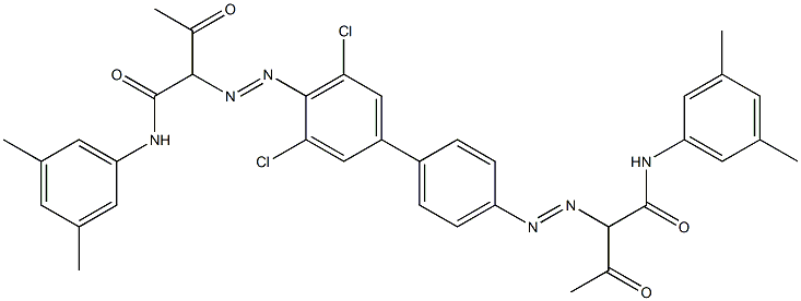 4,4'-Bis[[1-(3,5-dimethylphenylamino)-1,3-dioxobutan-2-yl]azo]-3,5-dichloro-1,1'-biphenyl