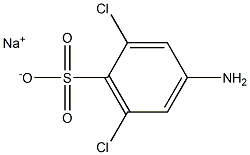 4-Amino-2,6-dichlorobenzenesulfonic acid sodium salt Structure