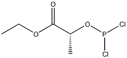 [R,(+)]-2-[(Dichlorophosphino)oxy]propionic acid ethyl ester Struktur