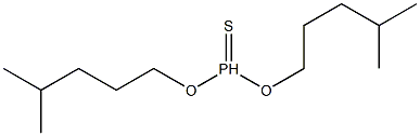 チオホスホン酸O,O-ビス(4-メチルペンチル) 化学構造式