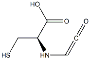 (R)-2-(Carbonylmethyl)amino-3-mercaptopropionic acid Structure