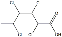 2,3,4,5-テトラクロロカプロン酸 化学構造式