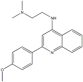 4-(2-Dimethylaminoethylamino)-2-(4-methoxyphenyl)quinoline