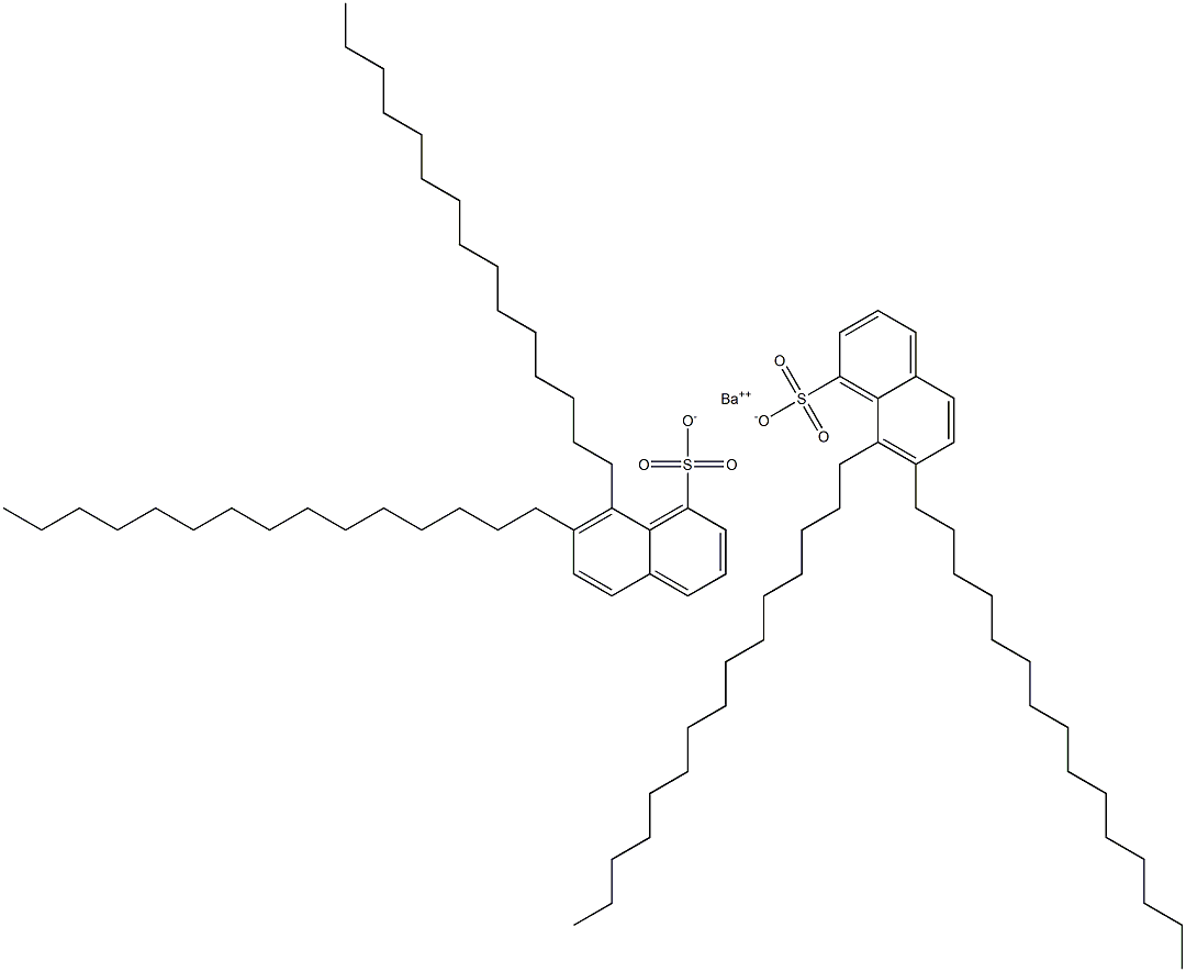 Bis(7,8-dipentadecyl-1-naphthalenesulfonic acid)barium salt