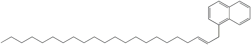 1-(2-ドコセニル)ナフタレン 化学構造式