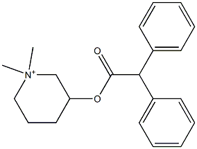 3-(Diphenylacetoxy)-1,1-dimethylpiperidinium|