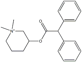  3-(Diphenylacetoxy)-1,1-dimethylpiperidinium