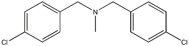 4-Chloro-N-methyl-N-(4-chlorobenzyl)benzenemethanamine Structure