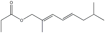 Propionic acid 2,7-dimethyl-2,4-octadienyl ester