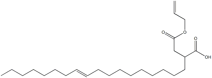 2-(10-Octadecenyl)succinic acid 1-hydrogen 4-allyl ester Structure