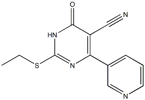 6-(3-Pyridinyl)-5-cyano-2-ethylthiopyrimidin-4(3H)-one|