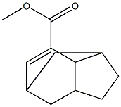 2,3,3a,4,5,7a-Hexahydro-1,5-methano-1H-indene-7-carboxylic acid methyl ester Structure