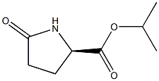 (R)-5-Oxo-2-pyrrolidinecarboxylic acid 1-methylethyl ester 结构式