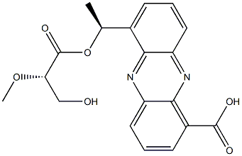 6-[(S)-1-[(S)-3-Hydroxy-2-methoxy-1-oxopropoxy]ethyl]-1-phenazinecarboxylic acid