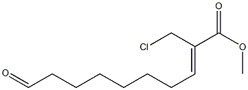 (Z)-2-Chloromethyl-9-formyl-2-nonenoic acid methyl ester