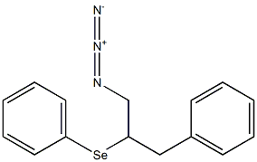 1-Azido-2-phenylseleno-3-phenylpropane 结构式