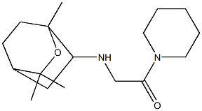 1-[N-(1,8-Epoxy-p-menthan-2-yl)glycyl]piperidine Structure