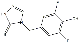 4,5-Dihydro-4-(3,5-difluoro-4-hydroxybenzyl)-1H-1,2,4-triazole-5-thione|