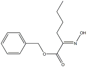 2-Hydroxyiminohexanoic acid benzyl ester Struktur