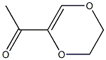 5-Acetyl-2,3-dihydro-1,4-dioxin Structure