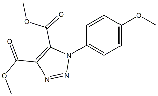 1-(4-Methoxyphenyl)-1H-1,2,3-triazole-4,5-dicarboxylic acid dimethyl ester Structure
