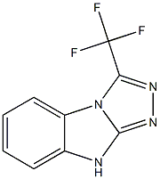 3-(Trifluoromethyl)-9H-1,2,4-triazolo[4,3-a]benzimidazole,,结构式