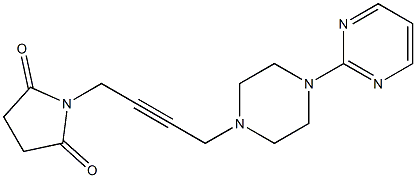 1-[4-[4-(2-Pyrimidinyl)-1-piperazinyl]-2-butynyl]-1H-pyrrole-2,5(3H,4H)-dione|