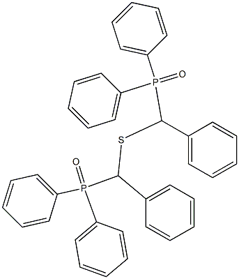 Phenyl(diphenylphosphinylmethyl) sulfide Struktur
