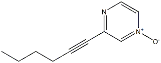  3-(1-Hexynyl)-1-pyrazinium-1-olate