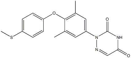 2-[4-(4-Methylthiophenoxy)-3,5-dimethylphenyl]-1,2,4-triazine-3,5(2H,4H)-dione